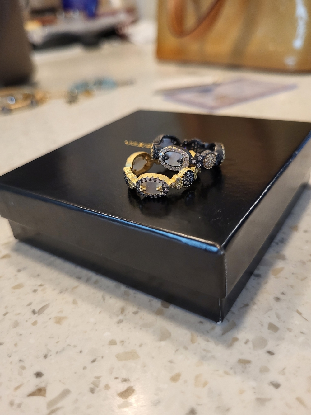 Freida Rothman Imperial MOP Rings - Picture 3 of 4